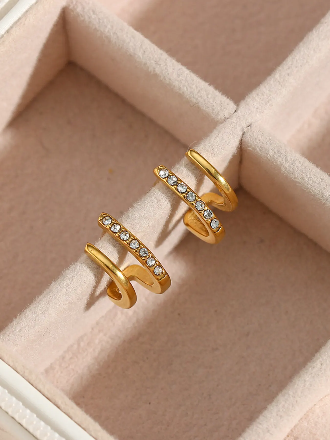 Double-Layer Hoop Earrings